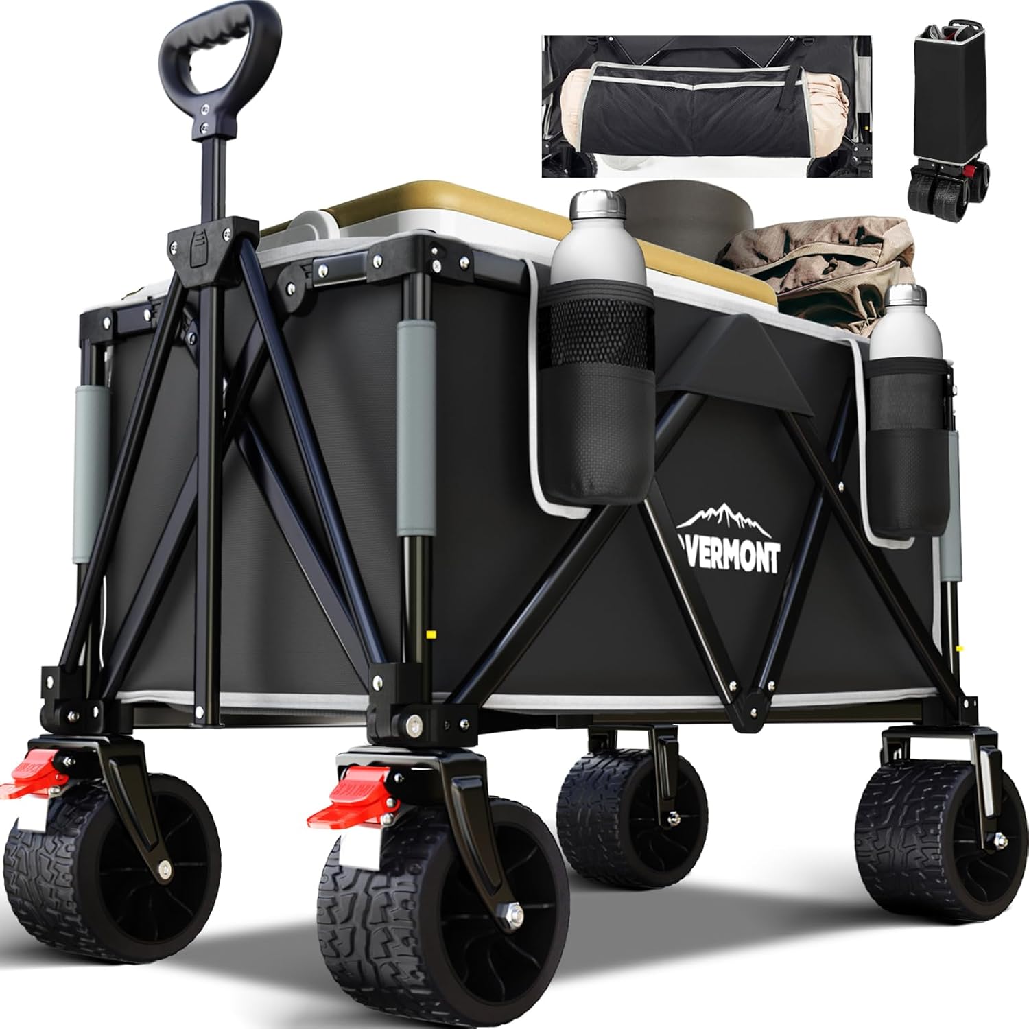 Overmont heavy duty folding trolley 150kg