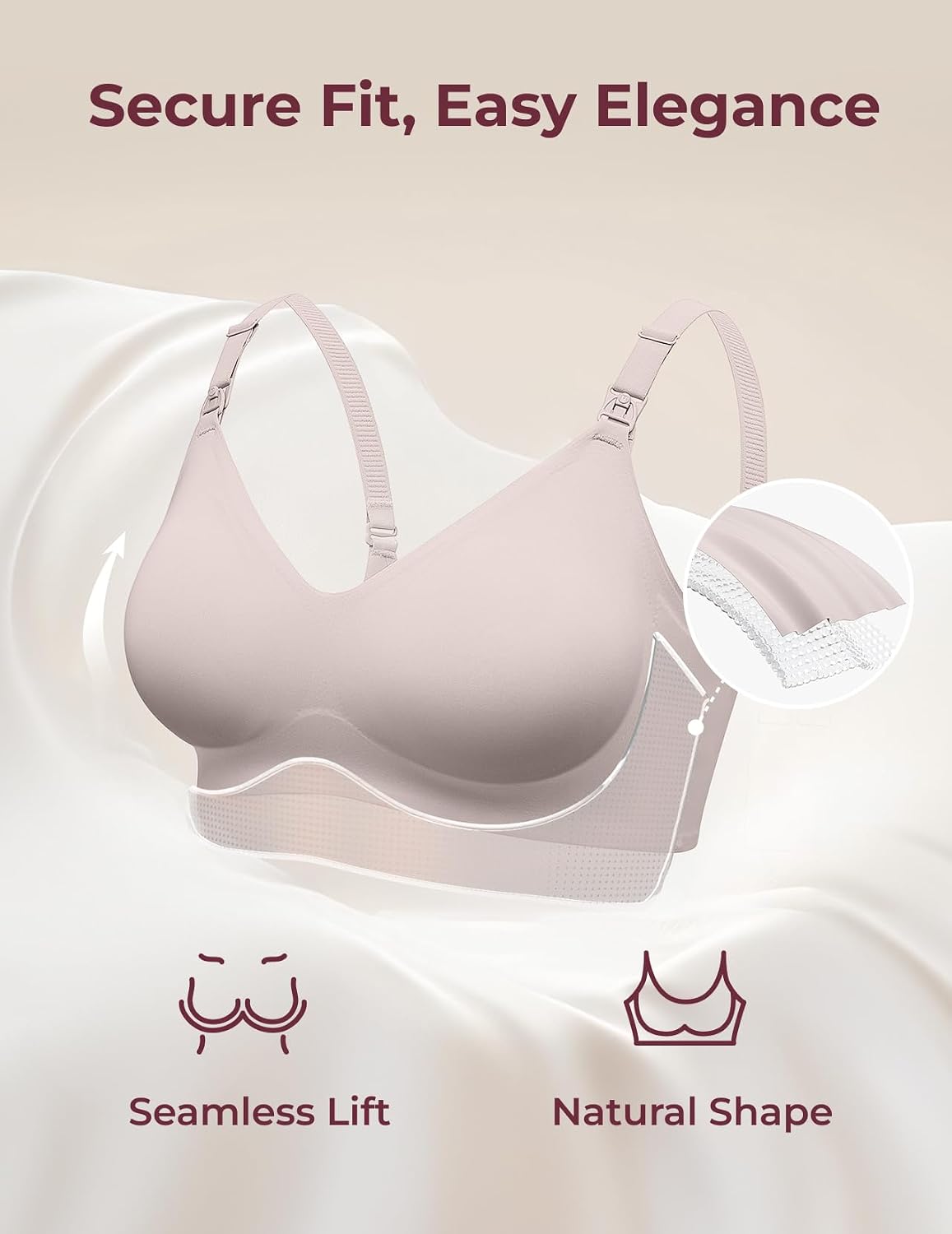 Detalle de Nursing bra keyword comfort support YN21
