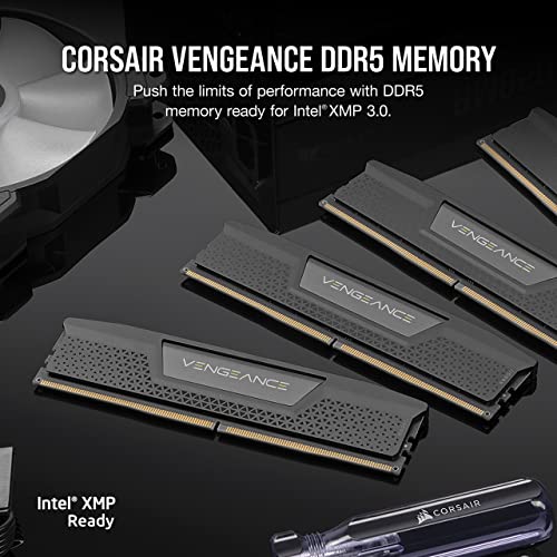 Detalle 2 de CORSAIR VENGEANCE DDR5 RAM 32GB (2x16GB) up to 6000MHz CL30 – CMK32GX5M2B6000C30