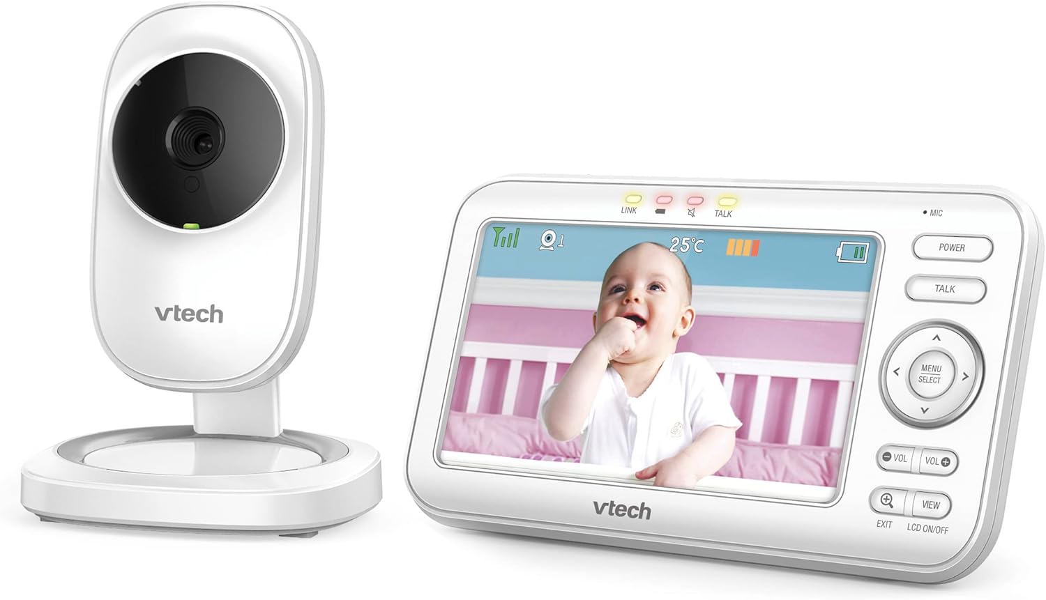 Thumbnail 2 de VTech LM808-1W Baby Monitor 300m
