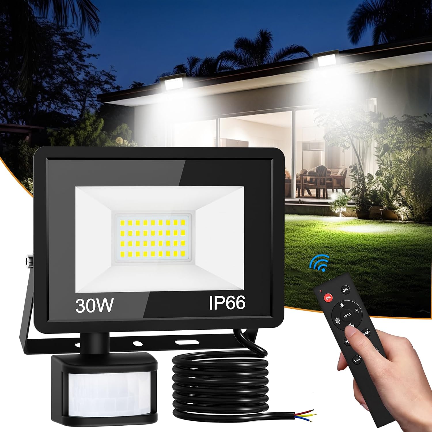 Detalle de vighep LED Strahler Außen Bewegungsmelder