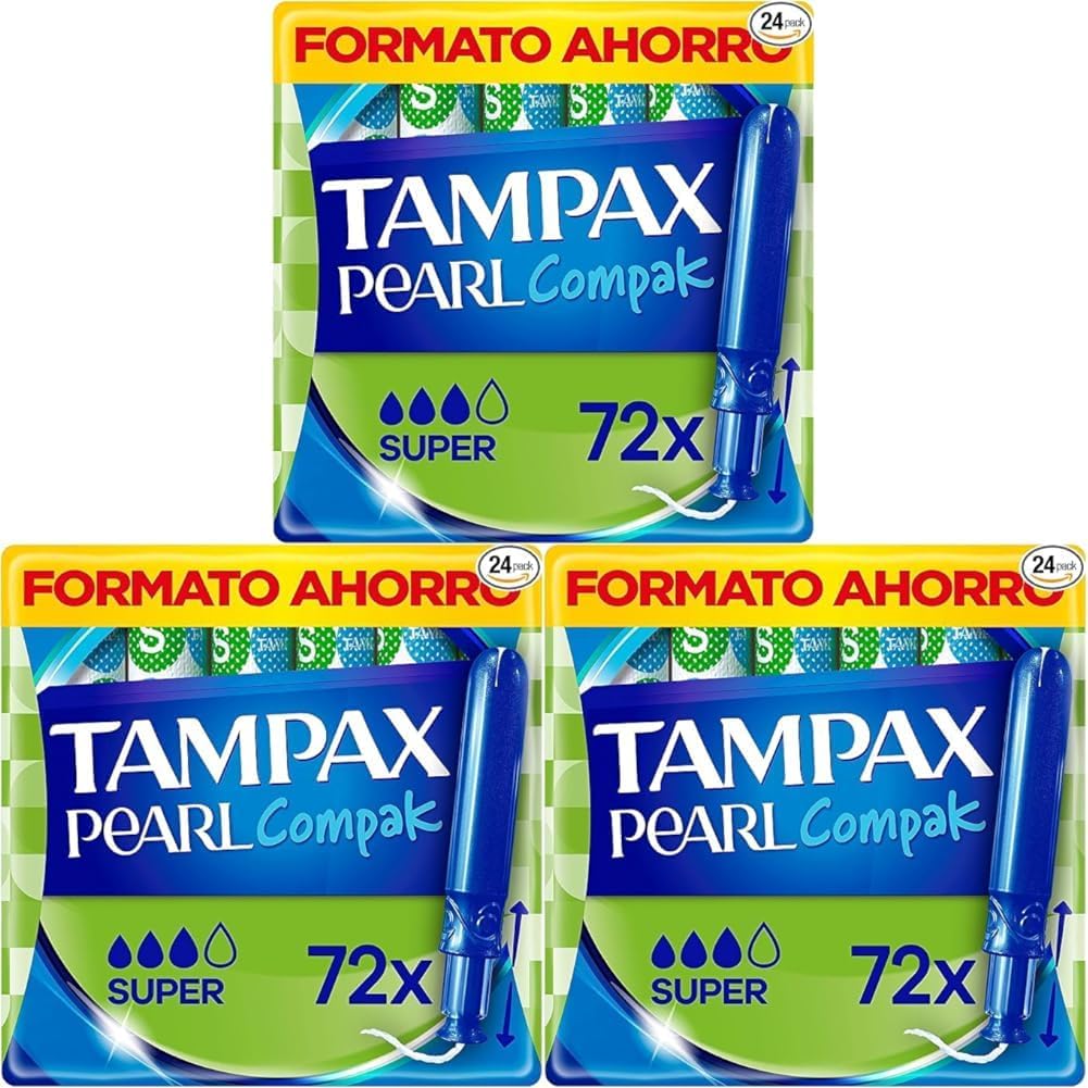 Thumbnail 3 de Tampax Pearl Compak Super 72 tampones