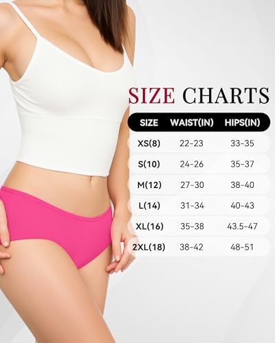 Thumbnail 6 de Culottes femme coton élastique taille moyenne – lot de 6 🚮
