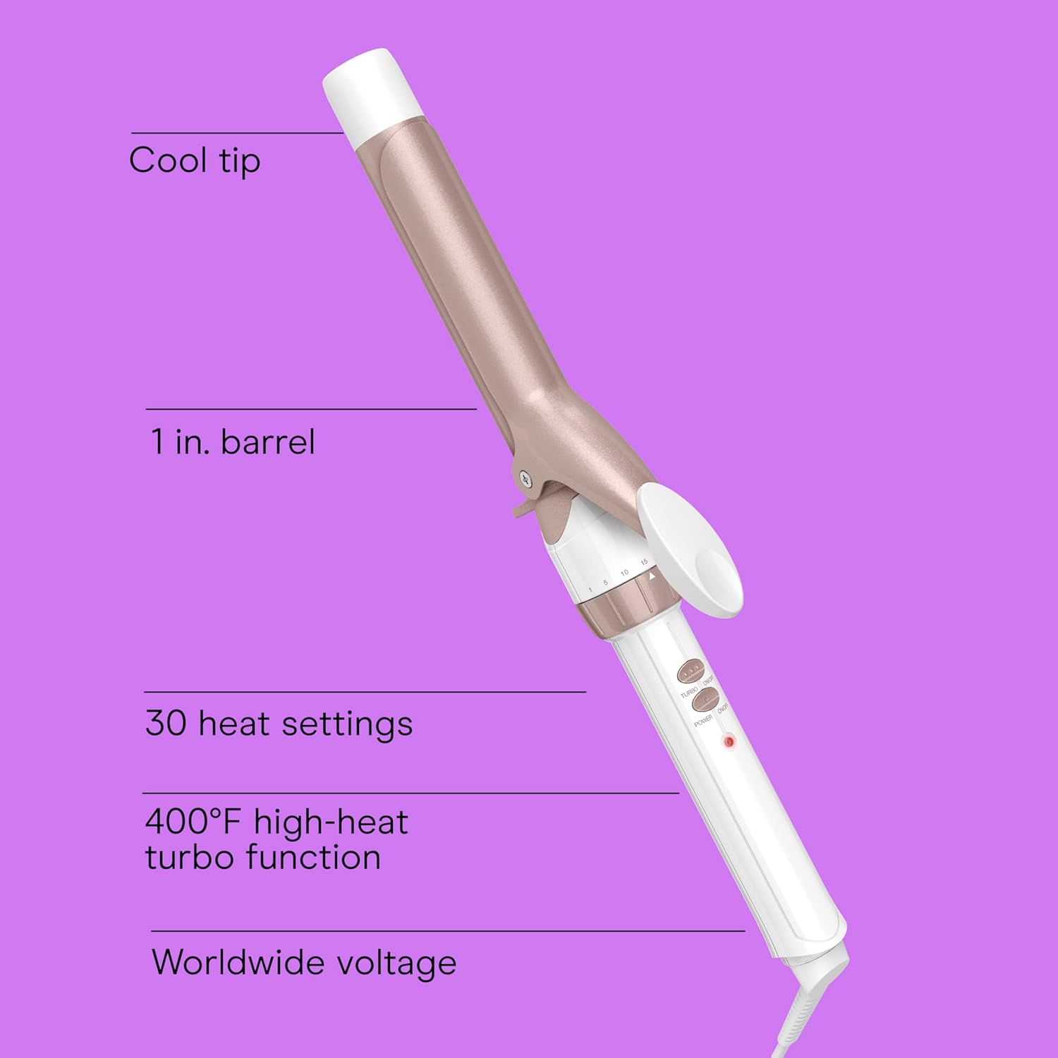 Thumbnail 1 de Conair Double Ceramic 1-Inch Curling Iron