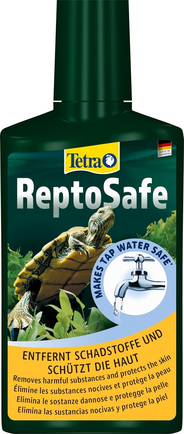 Tetra ReptoSafe 250 ml: acqua sicura per tartarughe e anfibi acquatici
