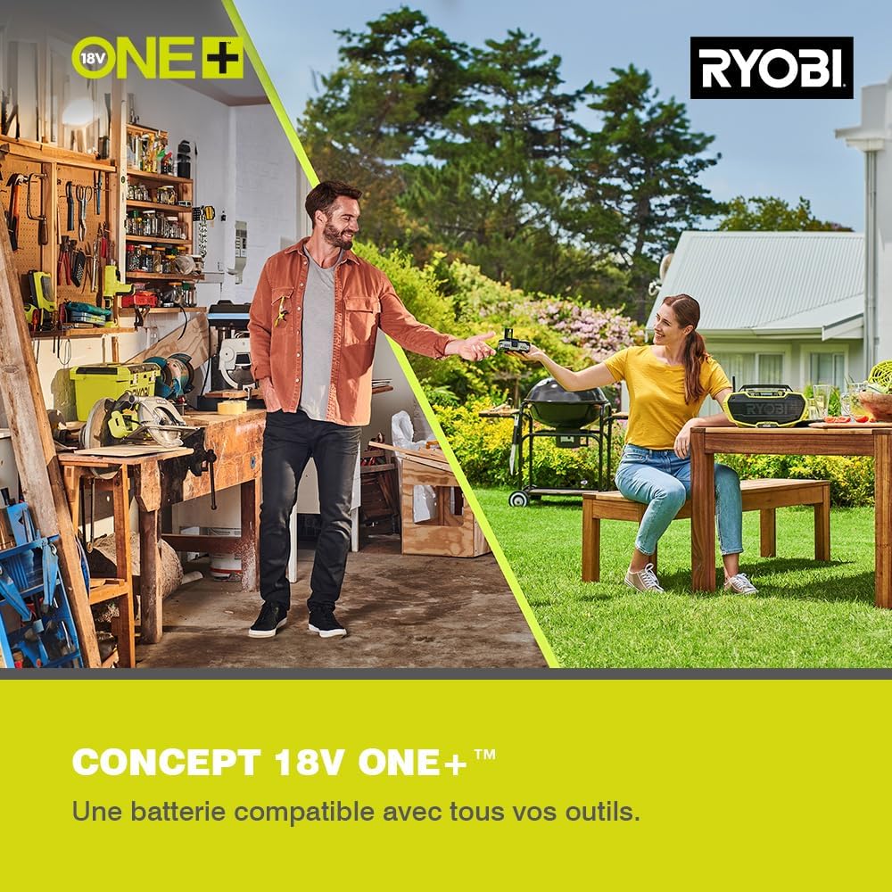 Thumbnail 2 de Ryobi - Perçeuse-visseuse à percussion sans fil 18V ONE+ R18PD3-215S