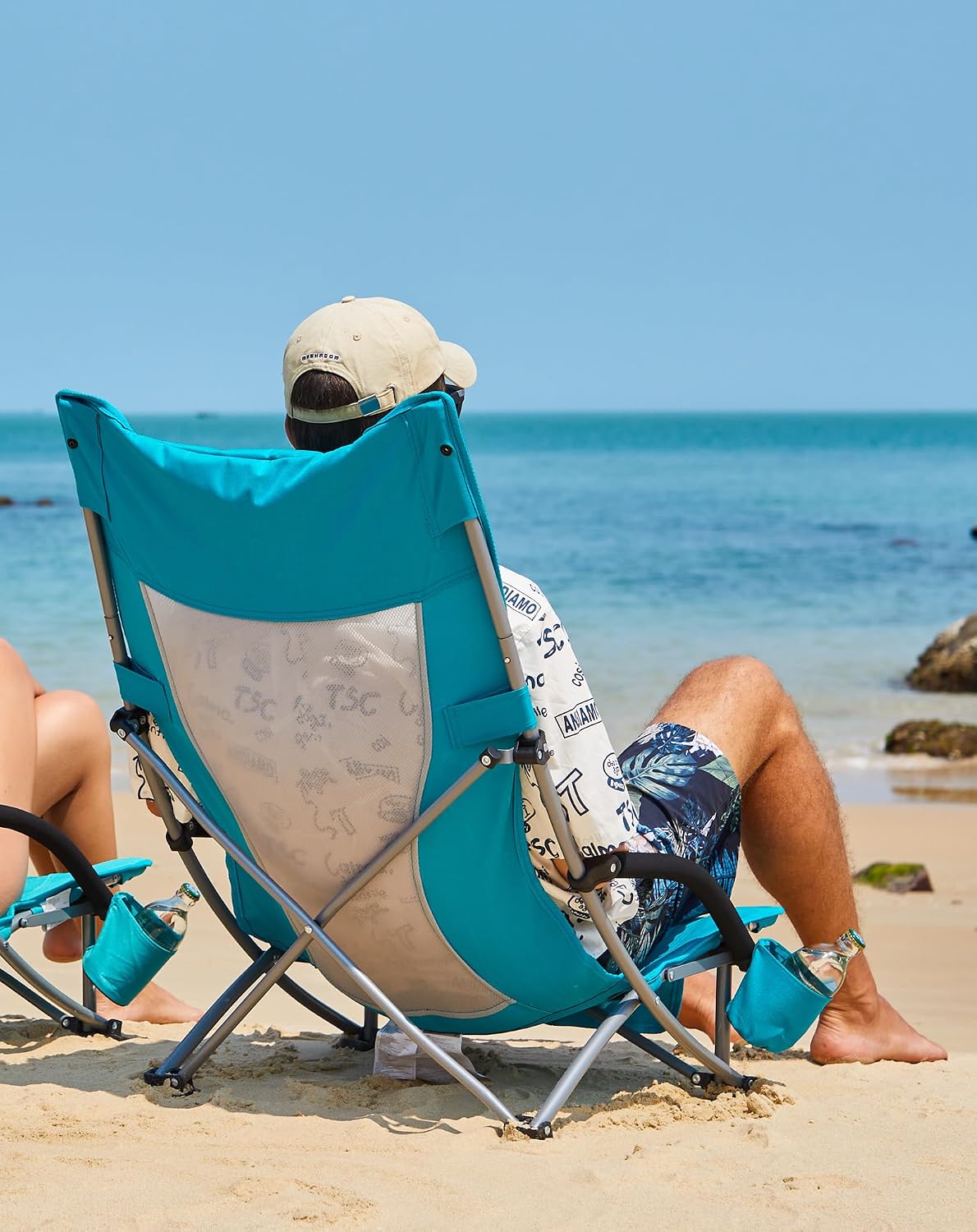 Thumbnail 1 de KingCamp Strandstuhl Faltbar mit verstärktem Rahmen – Stabiler Begleiter für Strand, Camping und Festival