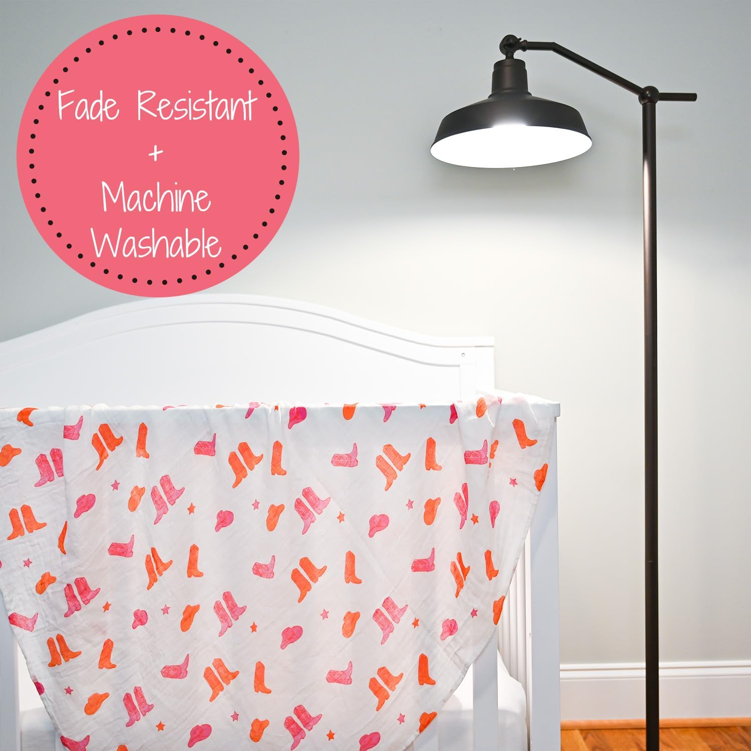Thumbnail 4 de LollyBanks Muslin Swaddle Blanket, 47 x 47 in