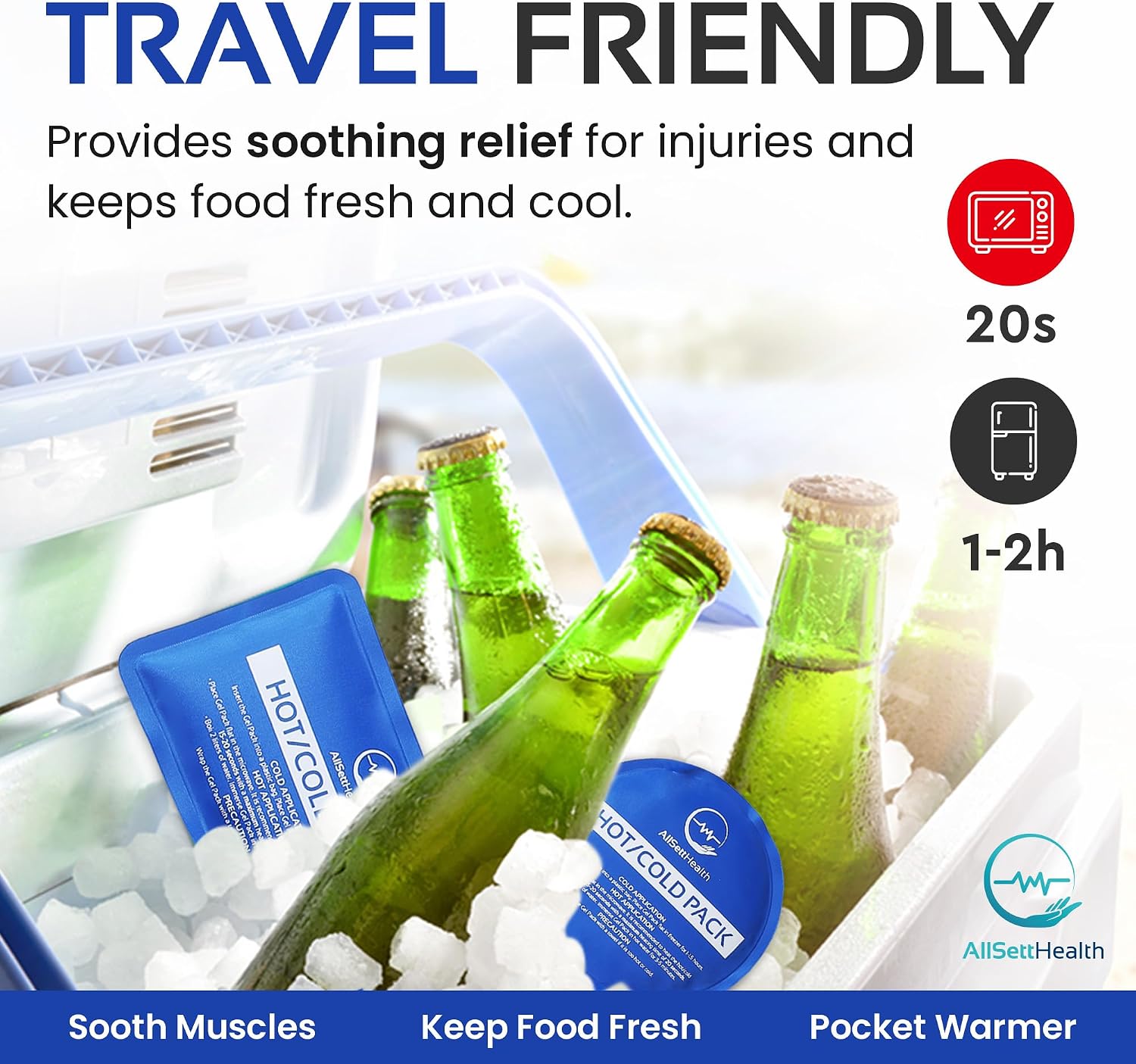 Thumbnail 5 de Reusable Gel Ice Packs, 7-Piece Set