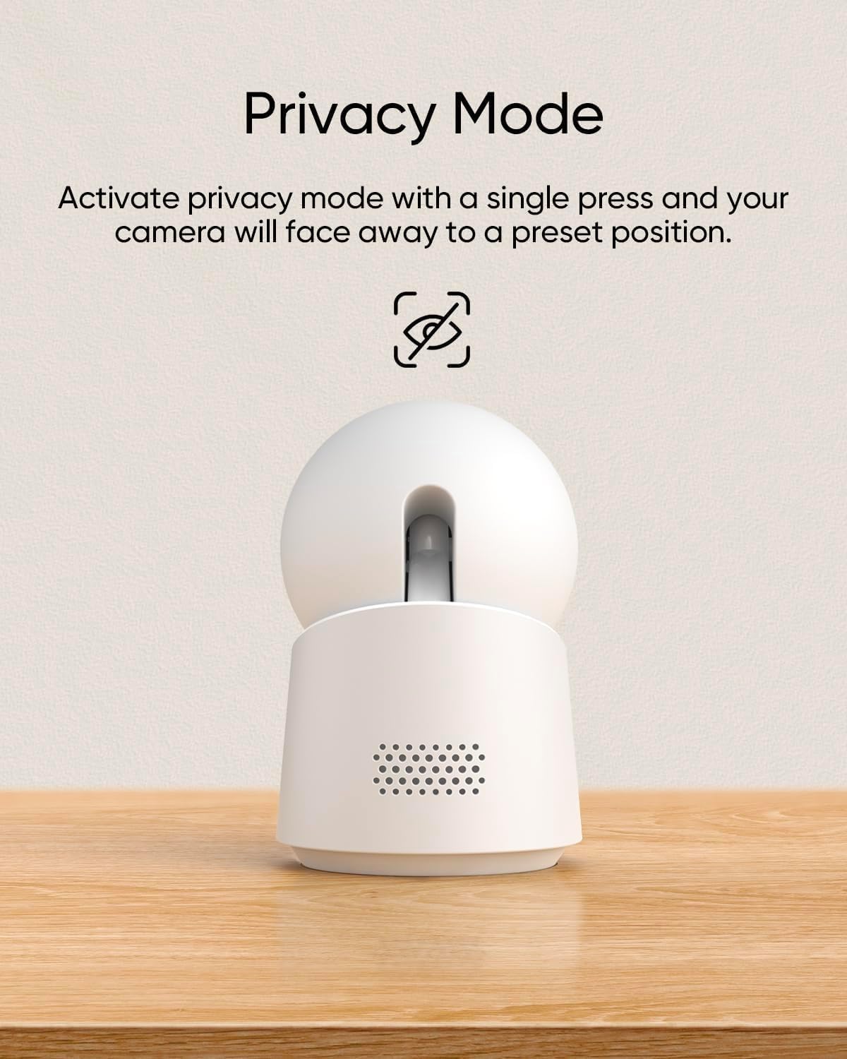 Detalle 1 de eufy Security C220 Indoor Camera, 2K, 360° Pan and Tilt, AI Human Detection