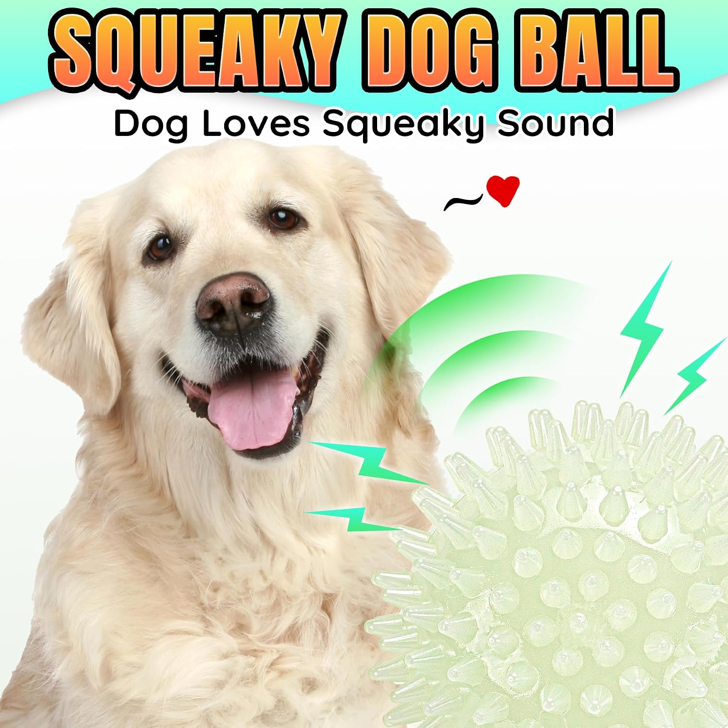 Thumbnail 5 de LECHONG Glow in the Dark Dog Balls 4-Pack