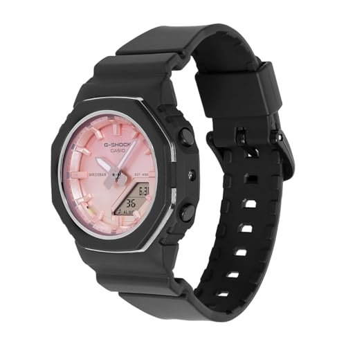 Detalle 2 de Casio Montre Femme Quartz G-Shock rose – cadran dégradé et boîtier compact