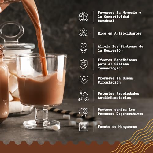 Detalle de NaturaleBio Cacao Puro en Polvo Crudo Bio No Alcalinizado