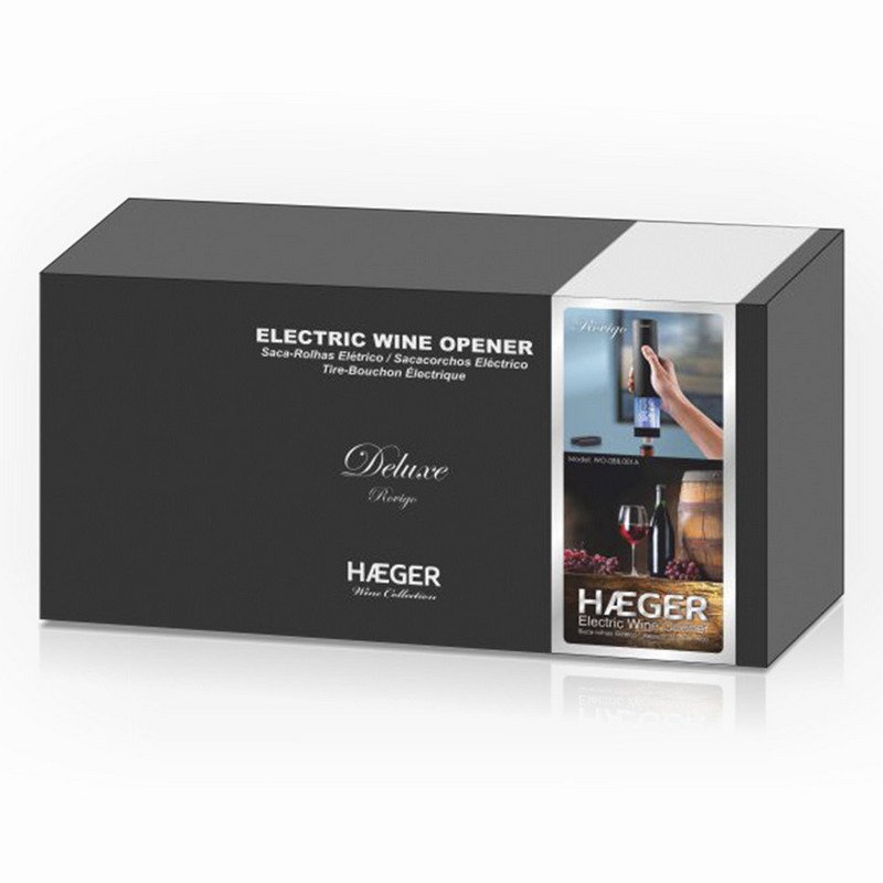 Detalle 2 de Haeger Rovigo sacacorchos eléctrico 🍷