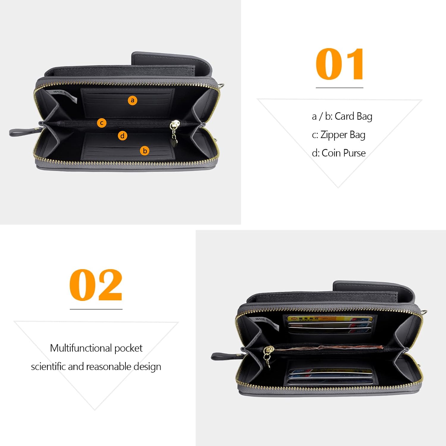 Detalle 1 de Aucuu Borsa a tracolla per cellulare 215 g