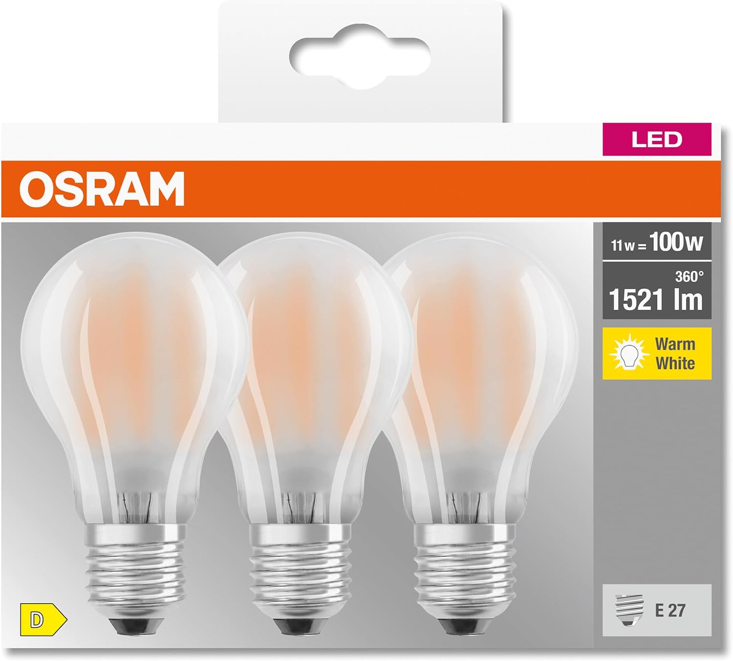 Detalle 2 de OSRAM LED Classic A100 1.521 lúmenes, 2700K