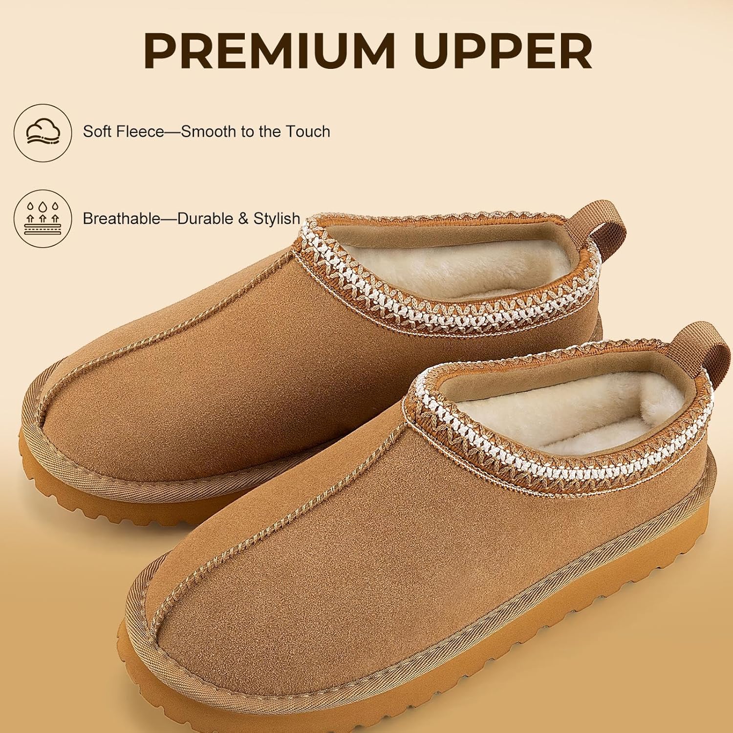 Detalle 2 de Mishansha Pantofole donna invernali pelose 36-43