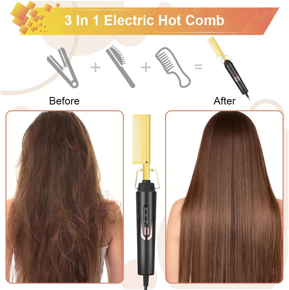 Detalle de Flintronic Electric Hot Comb 160-200°C