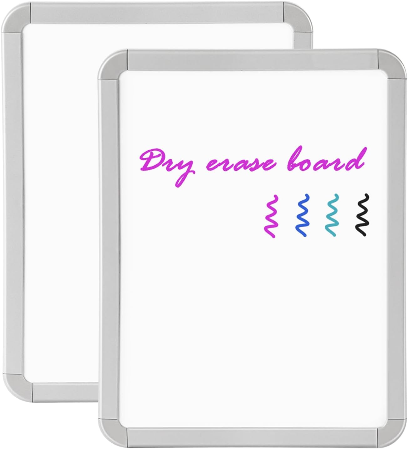 Detalle de VUSIGN VS008 Small Dry-Erase Whiteboard 2-Pack, 8.5 x 11 Inches