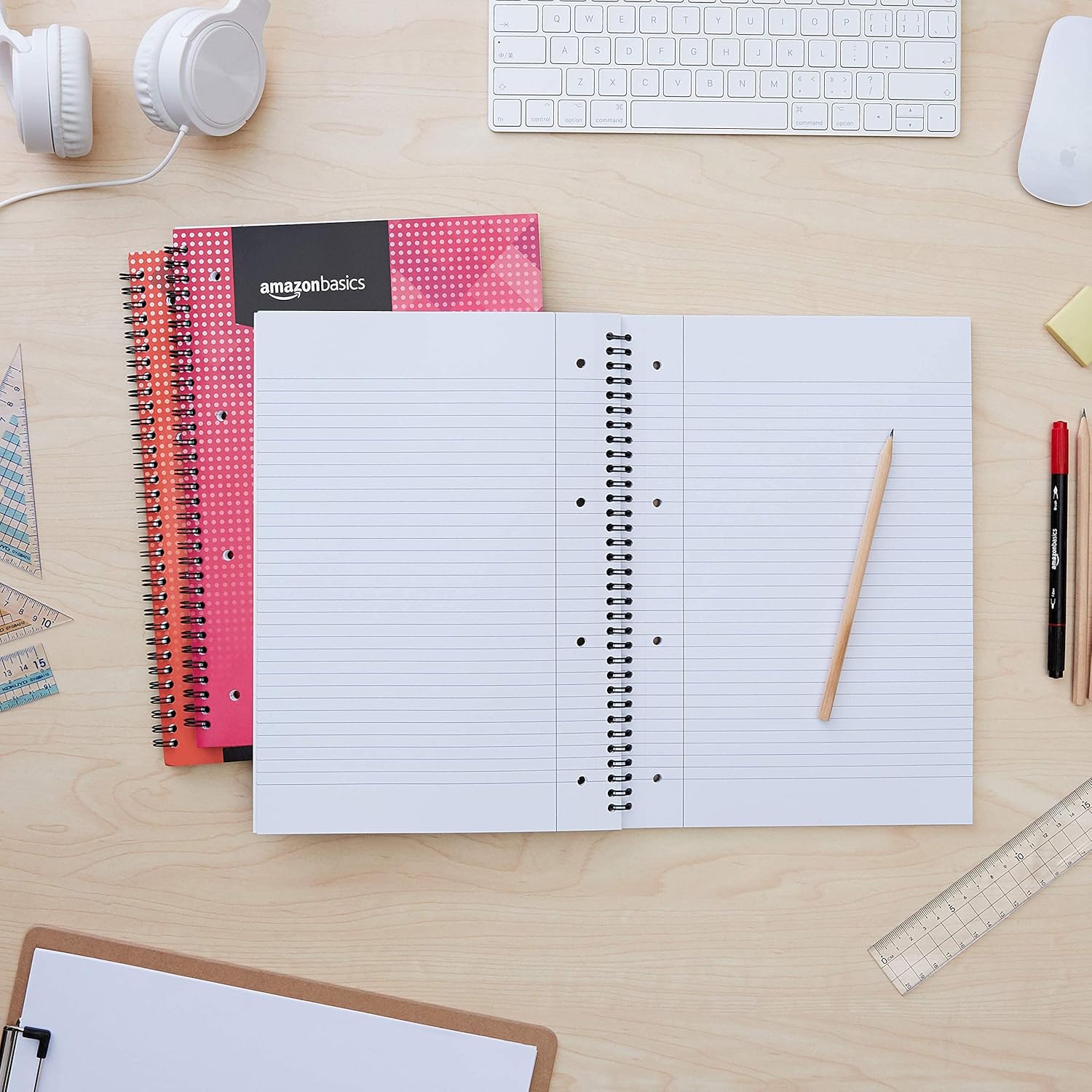 Thumbnail 6 de Amazon Basics Wirebound Notebook A4, 70 sheets 📝