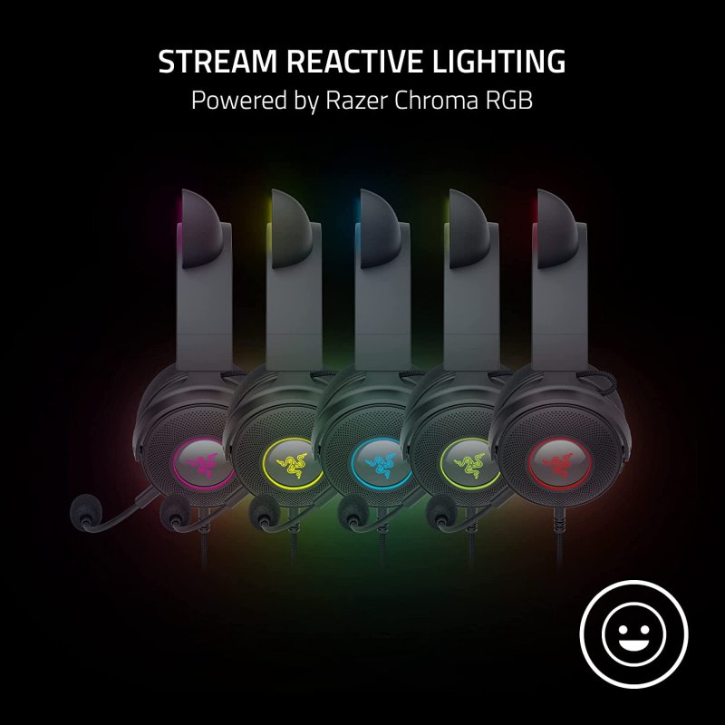Detalle 2 de Razer Kraken Kitty V2 Pro auriculares gaming 16,8M colores