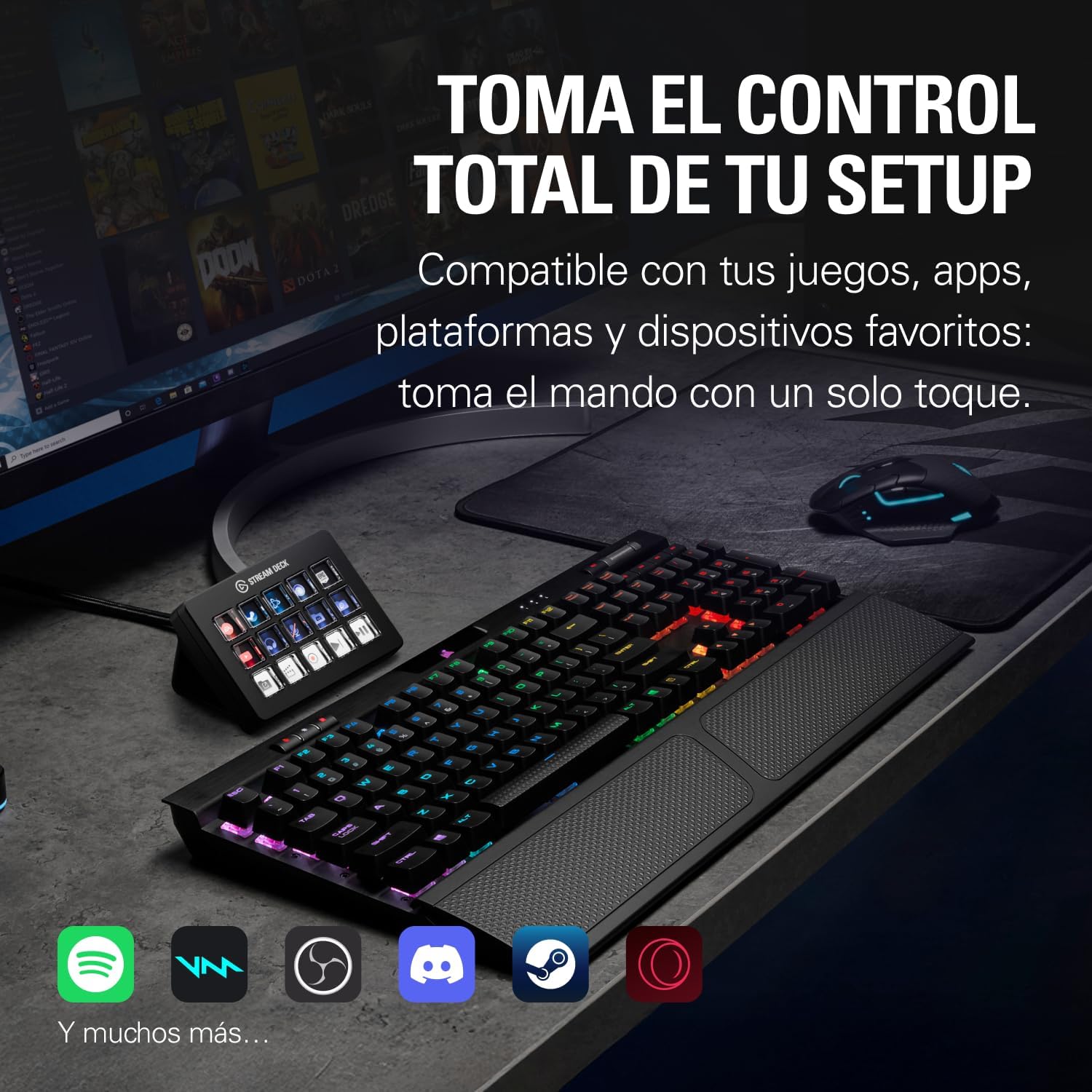Thumbnail 1 de Elgato Stream Deck Scissor Keys Teclas Macro
