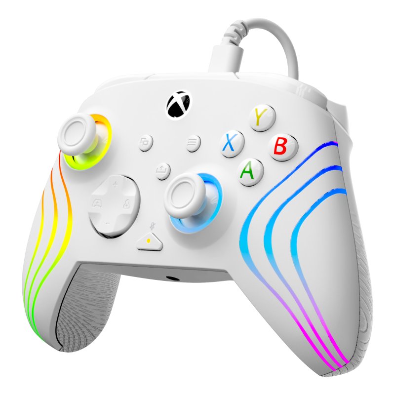 Detalle 2 de Turtle Beach Afterglow Wave: mando con cable para Xbox Series X/One/PC en blanco