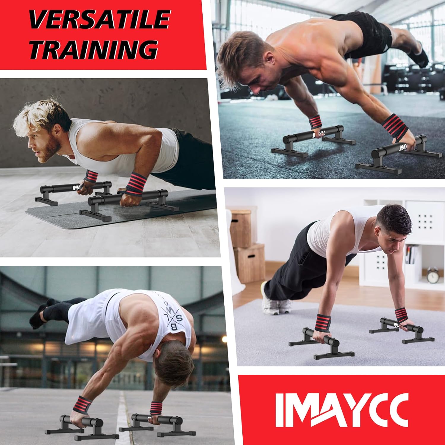 Thumbnail 6 de IMAYCC 50CM Poignées de Pompes antidérapantes 🏋