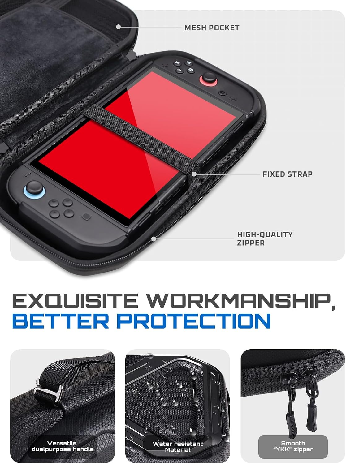 Detalle 2 de SUPCASE Pro Edition for Nintendo Switch 2 12-card carrying case