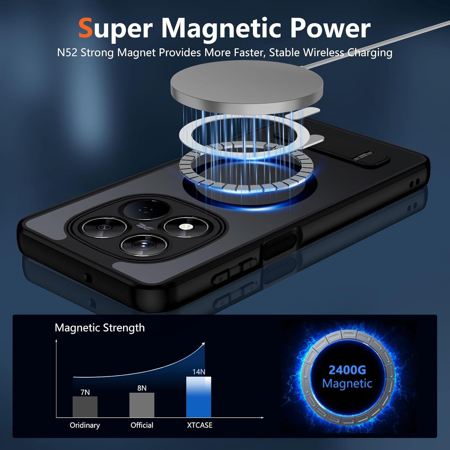 Thumbnail 2 de XTCASE Magnétique pour Redmi Note 15 Pro Plus 5G