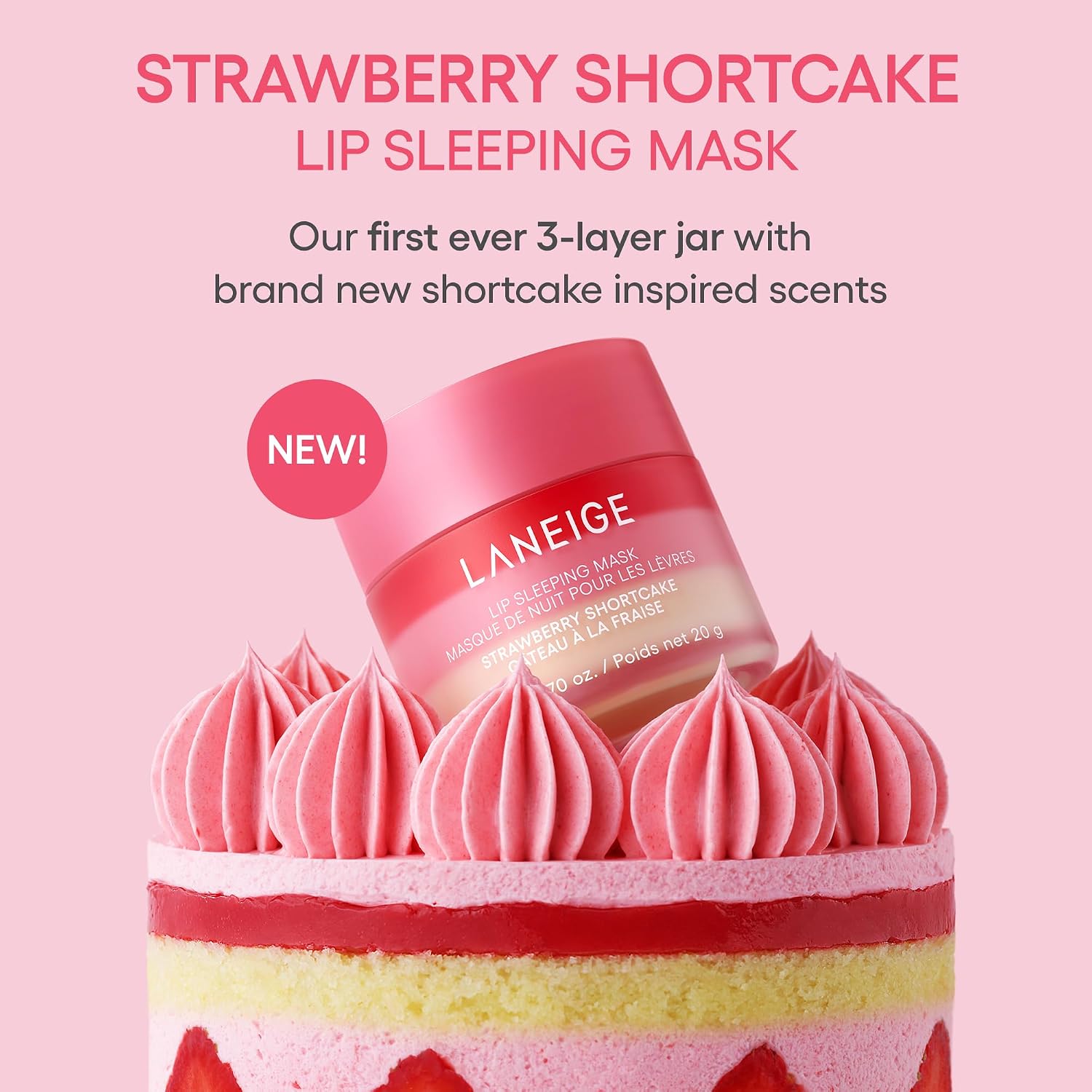 Thumbnail 6 de LANEIGE 270284339 Lip Sleeping Mask Set with Strawberry Shortcake, Berry & Vanilla