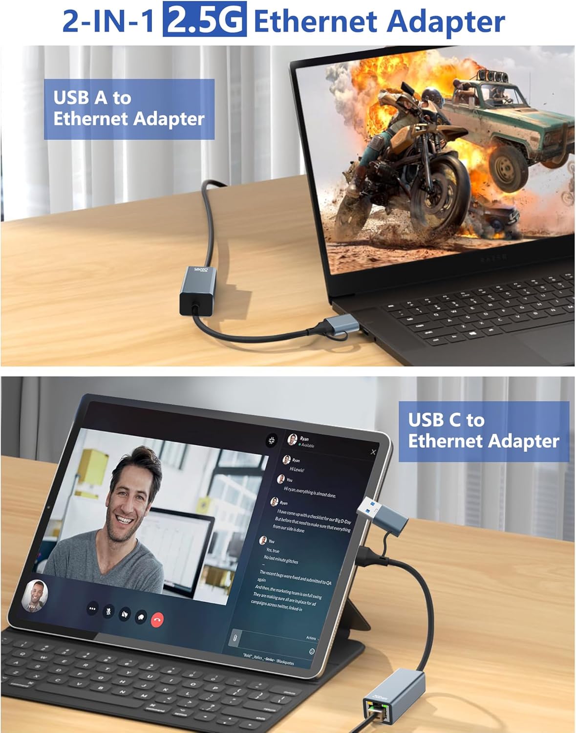 Thumbnail 2 de Omivine 2.5G USB-C LAN Adapter