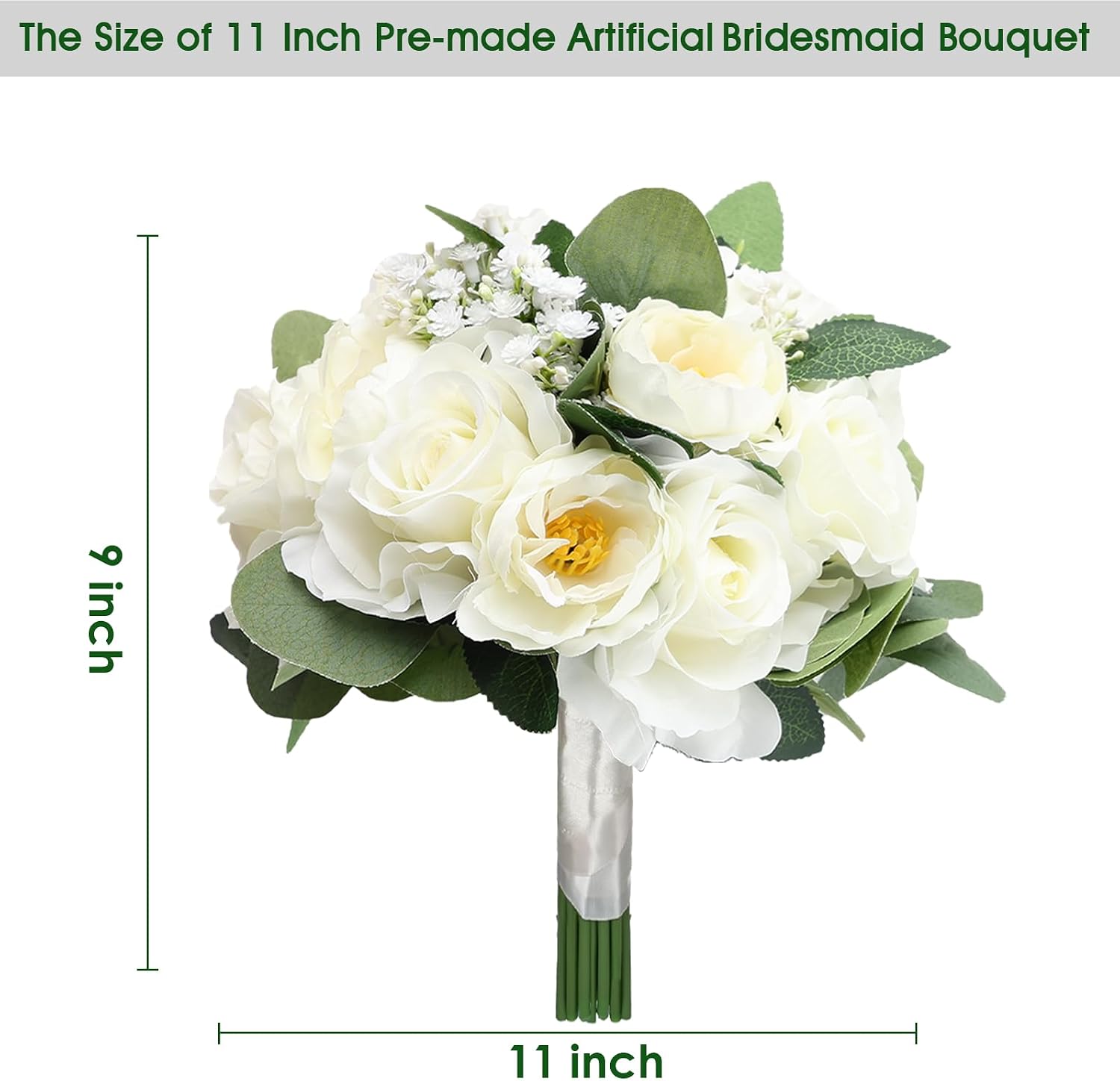 Thumbnail 1 de DIYDOFUN Set of 6 Bridesmaid Bouquets 11 in