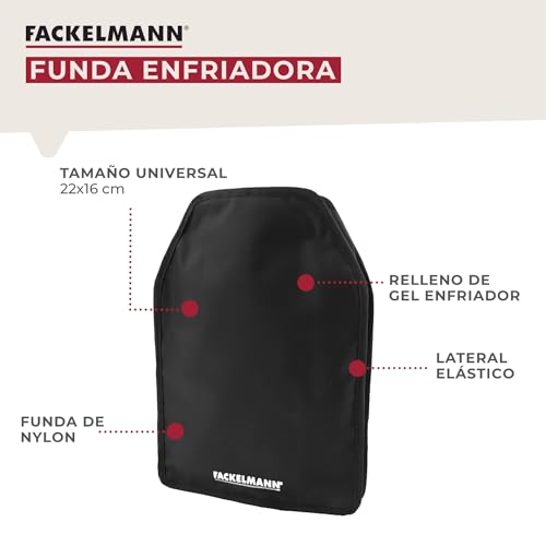 Detalle de Funda Enfriadora Fackelmann para Botellas: collar enfriador de gel para vino y cava