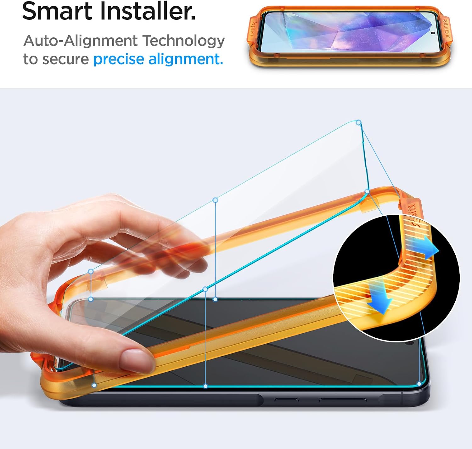 Thumbnail 2 de Spigen AlignMaster Protector Pantalla Samsung Galaxy A55 5G