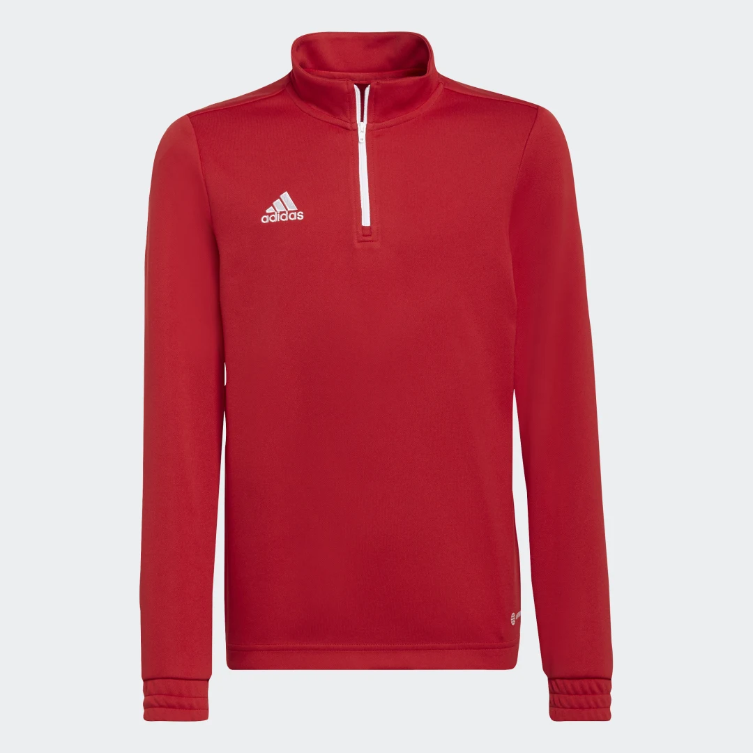 Detalle de Sudadera entrenamiento Entrada 22 de Adidas — Rojo