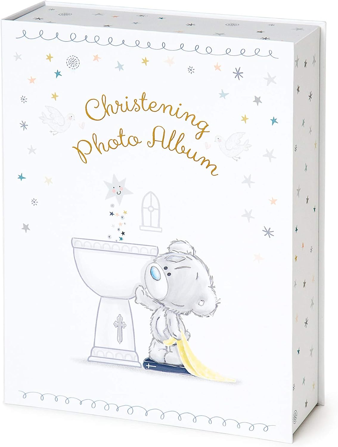 Thumbnail 1 de Me to You Tiny Tatty Teddy Baby Christening Photo Album Gift Boxed - Holds 160 Photos - 6 x 4
