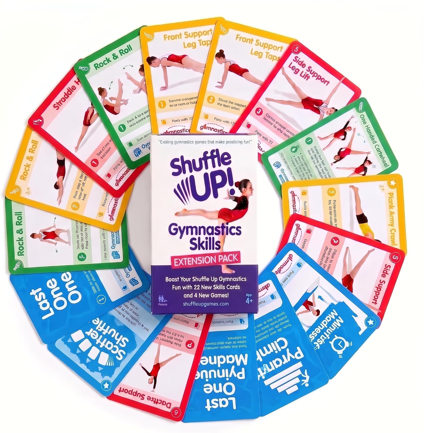 Detalle de Gymnastics Skill Cards, 22 Skills