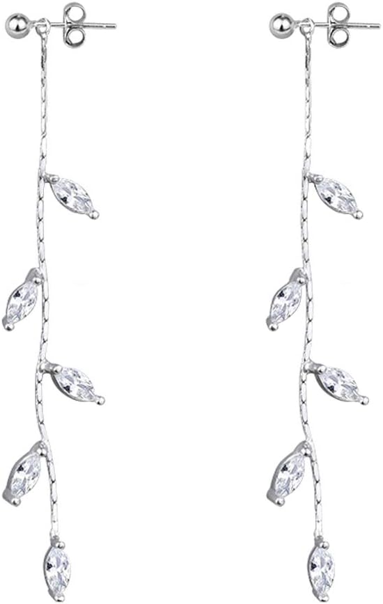 Thumbnail 5 de SLUYNZ Sterling Silver droplet earrings 6.3cm