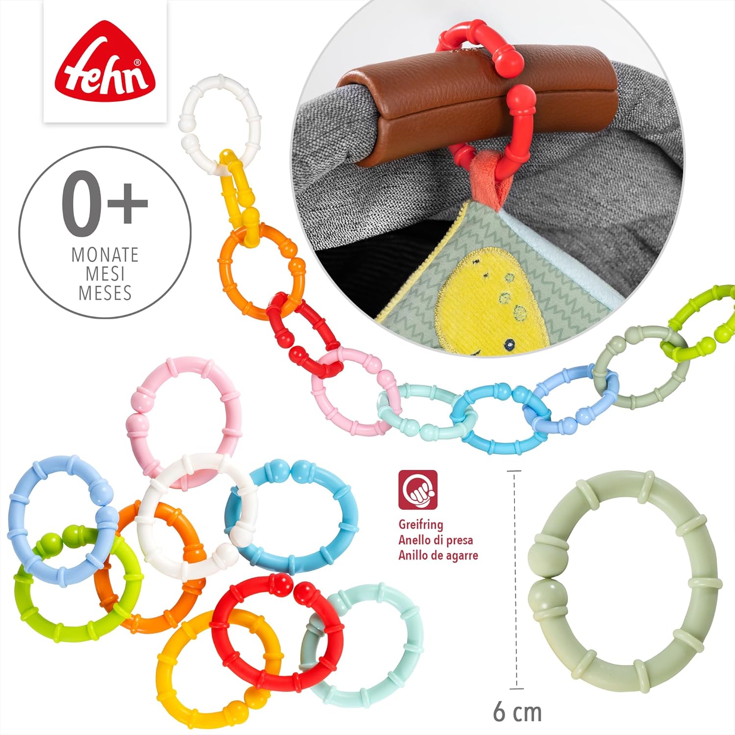 Detalle 2 de Fehn Set di 10 anelli fissaggio