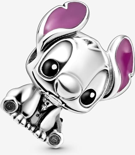Thumbnail 5 de Pandora Dije Stitch de Disney en plata con esmalte morado y negro - colección Ohana