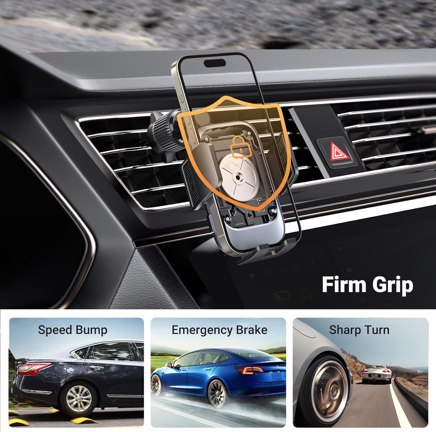 Thumbnail 4 de UGREEN Car Phone Holder Mount for iPhone