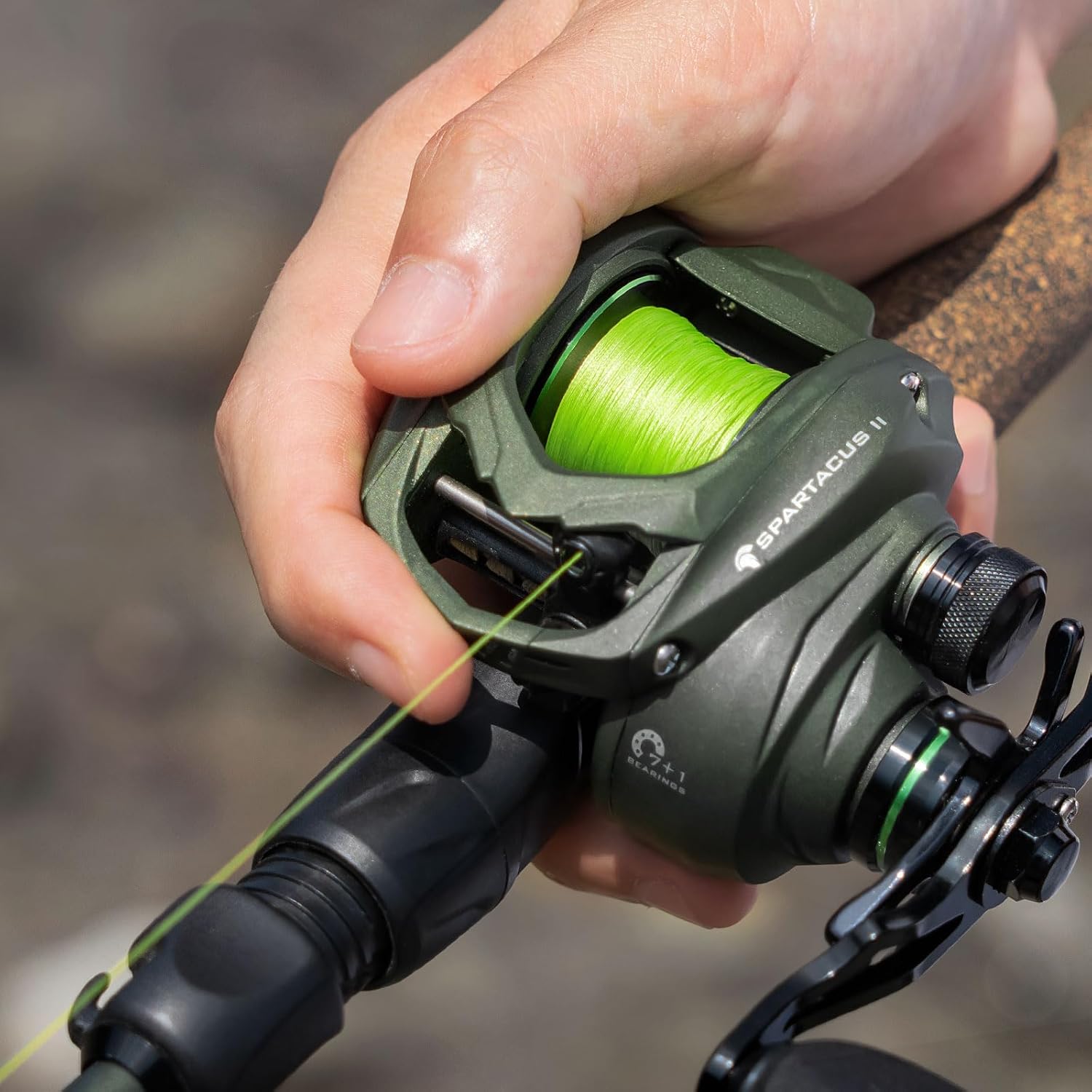 Thumbnail 3 de KastKing Destron Braided Fishing Line, 6-Pound, 150 Yards, Grass Green