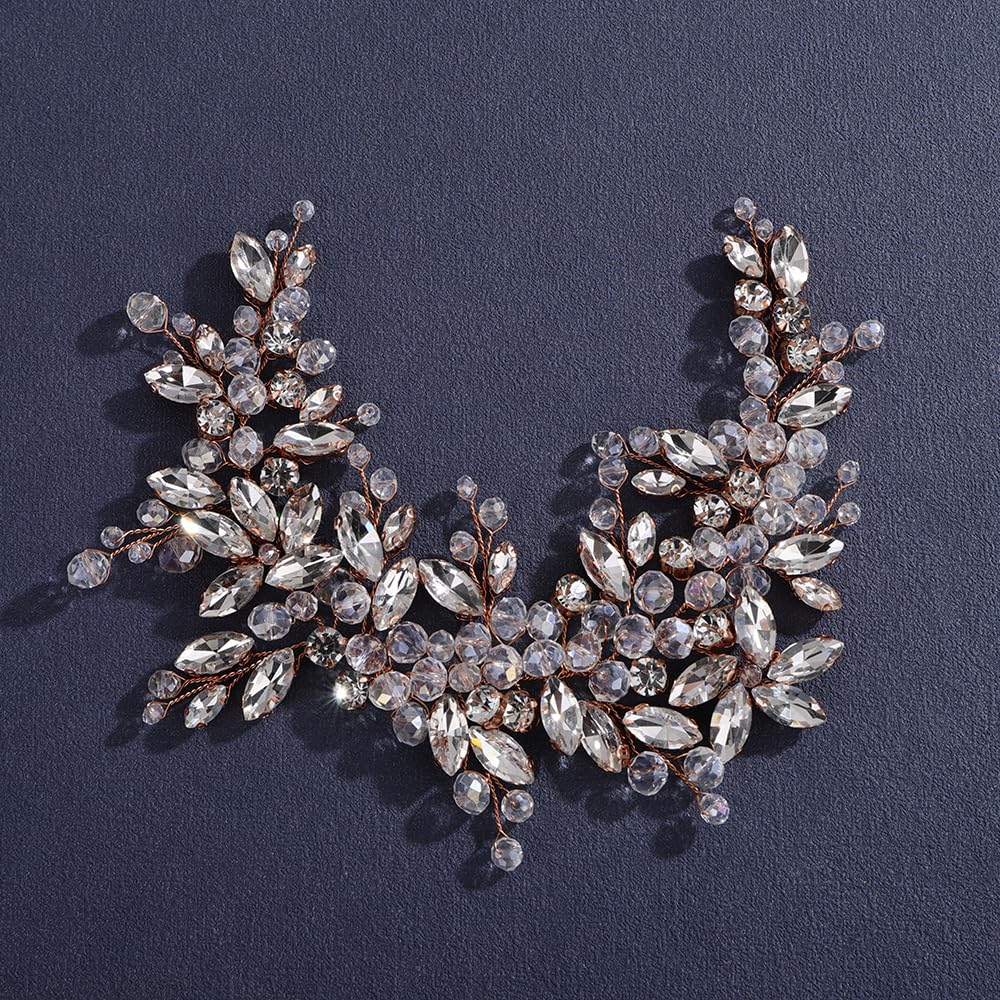 Detalle 2 de Lenjicons Luxuries Rhinestone Hair Vine, 26 cm