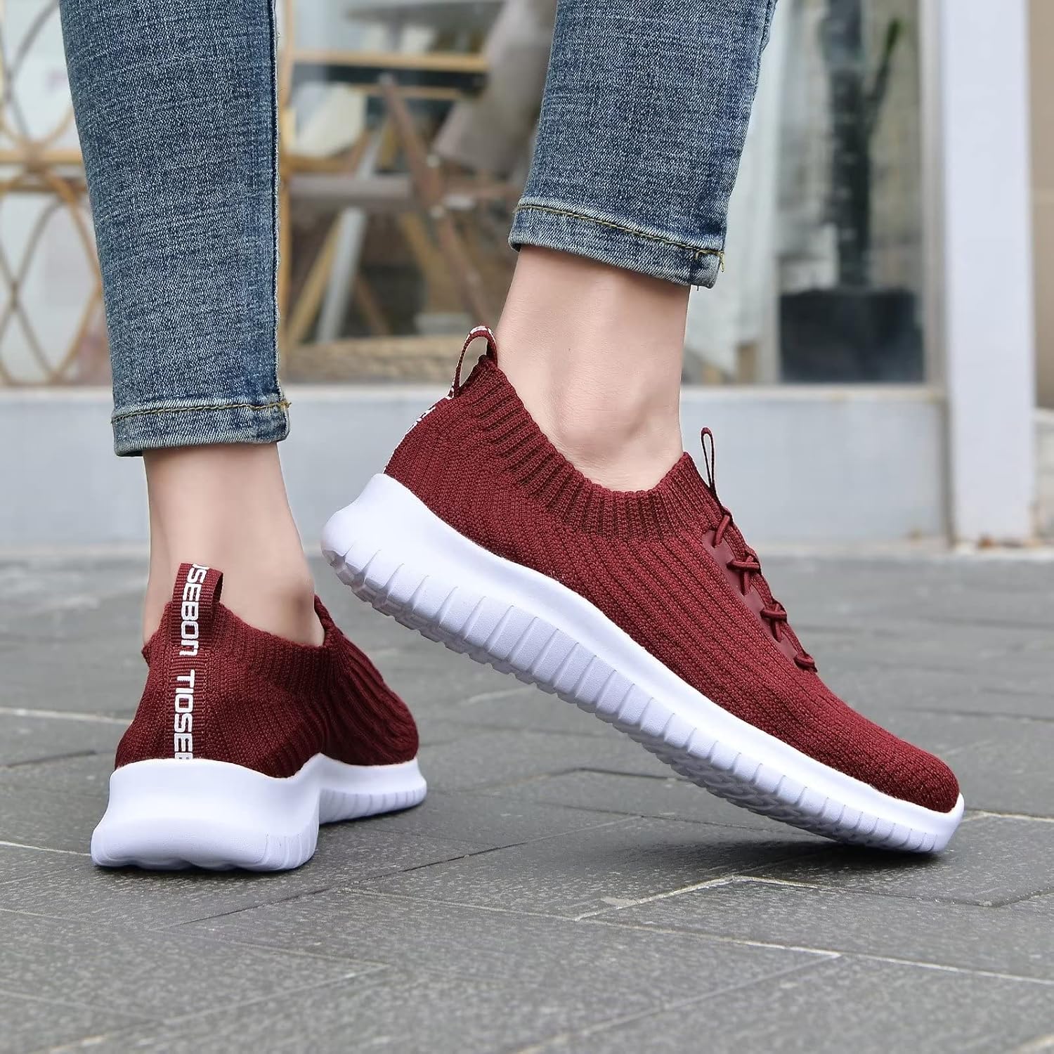 Thumbnail 3 de TIOSEBON Womens Trainers: Lightweight, Breathable Mesh Walking Shoes