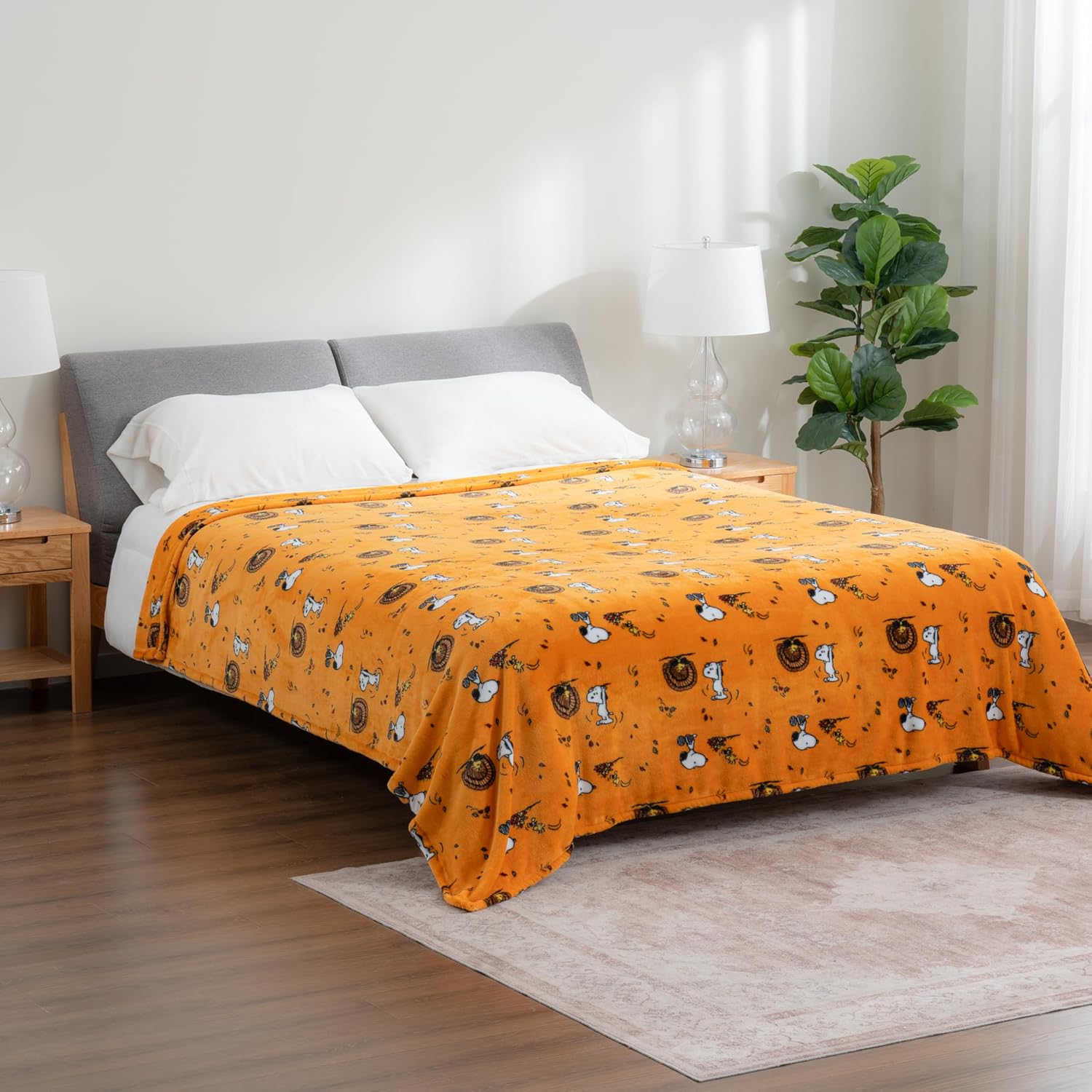 Thumbnail 5 de Berkshire Blanket VelvetLoft Snoopy Plush Blanket 90×108