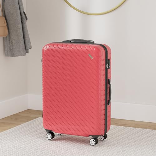 Detalle de FLYMAX 32" Extra Large 125 Litre ABS 4-Wheel Suitcase review