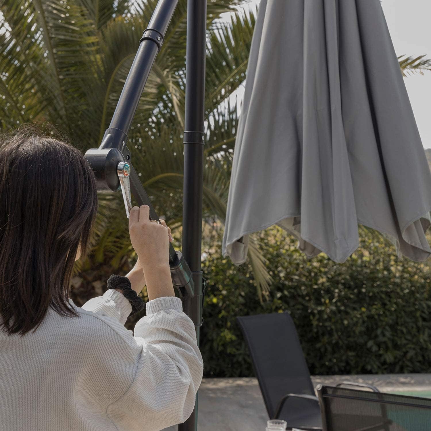 Thumbnail 6 de Baroni Home Ombrellone da Giardino per Terrazzo e Balcone con telo in poliestere