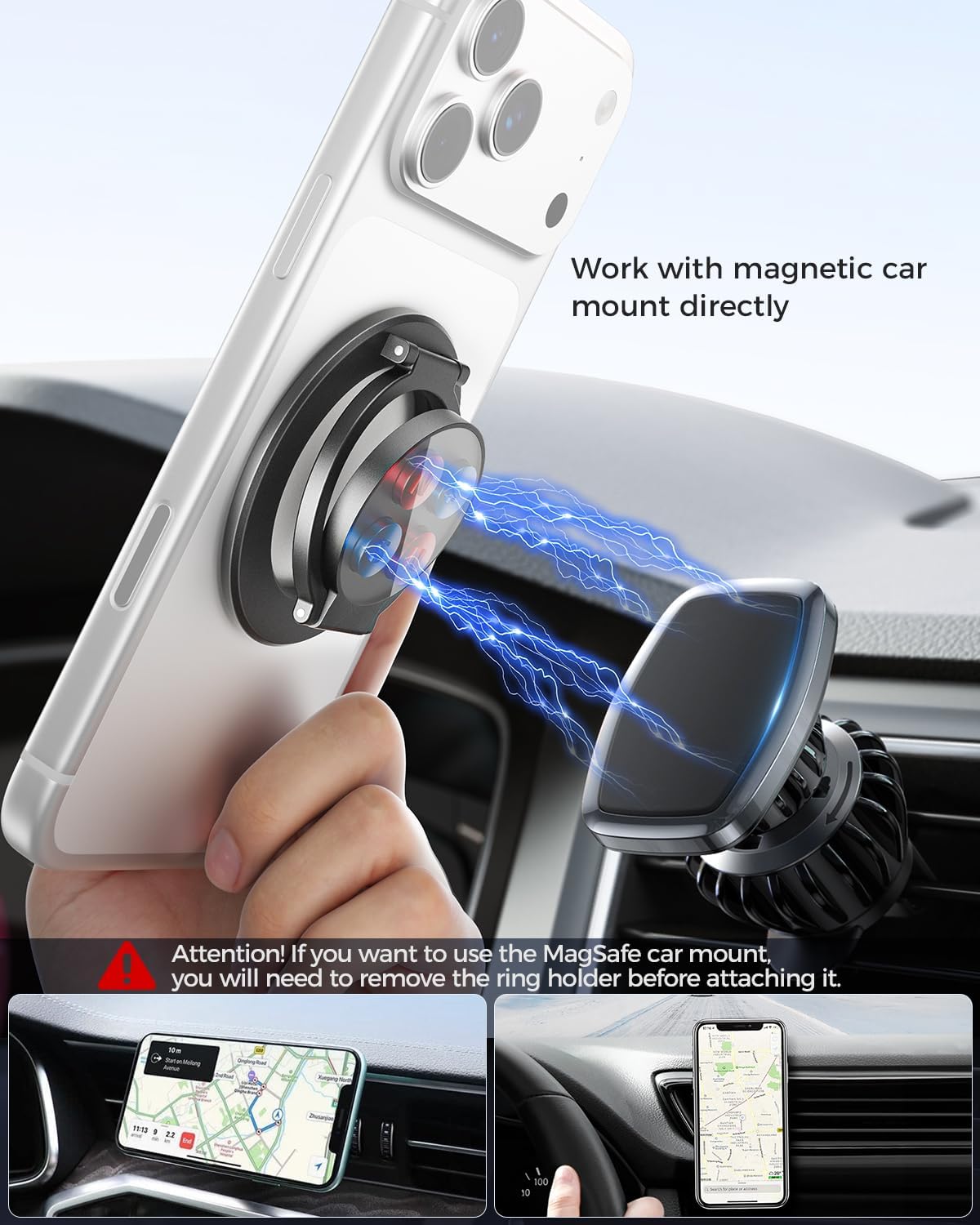 Detalle de SUPERONE Magnetic Ring Holder 4.8 lb