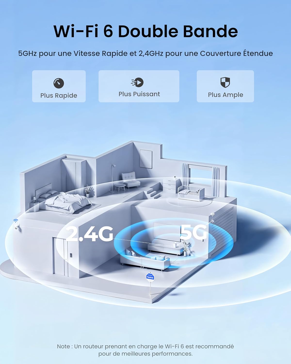 Thumbnail 6 de Reolink 4K PT Camera Surveillance extérieure 4K, batterie haute capacité